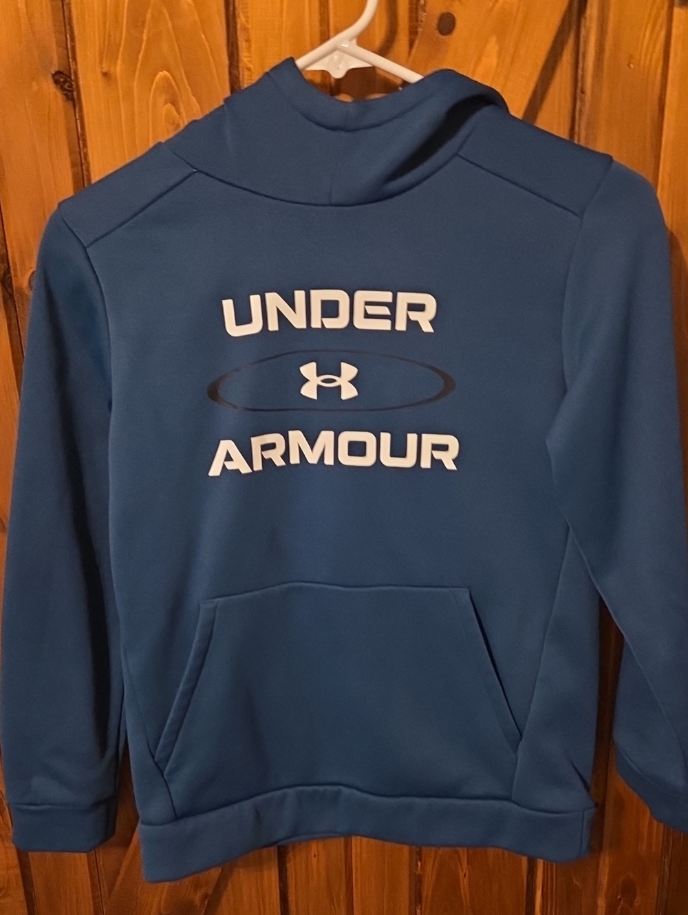 Under Armour Boys Blue Pullover Hoodie